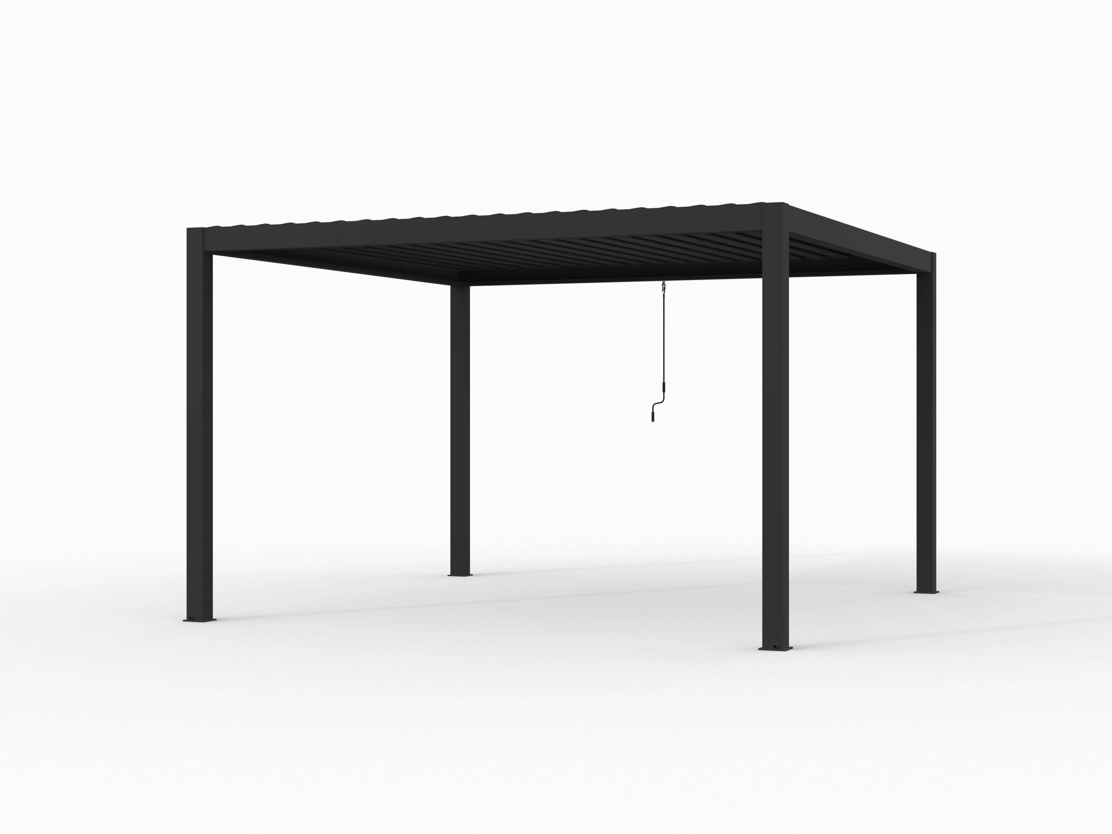 Aluminium Pergola Premium met Lamellen 400 x 400 cm - Afbeelding 7